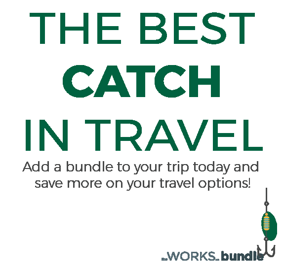 The best catch in travel - Add a bundle to your trip today and save up to 50% on your travel options